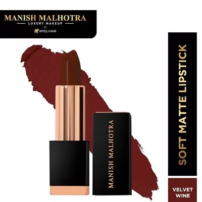 MyGlamm By Manish Malhotra Beauty Soft Matte Lipstick - Velvet Wine • $15.34