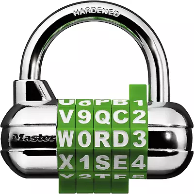 Master Lock Word Combination Lock Set Your Own Word Combination Lock  • $24.99