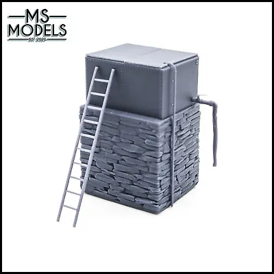 Narrow Gauge Water Tower OO9/O16.5 Gauge Scale Slate Lineside Yard Model Railway • £13.99