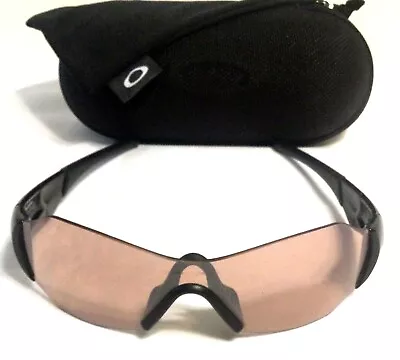 RARE OAKLEY ZERO SUNGLASSES Polished Black W/ Gun Icons & G30 Black Iridium Lens • $359.99