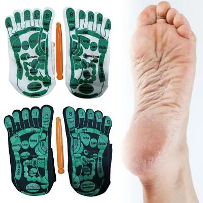 Reflexology Foot Massager Socks Feet Massage Sticks Acupressure Sock Foot Points • $4.03