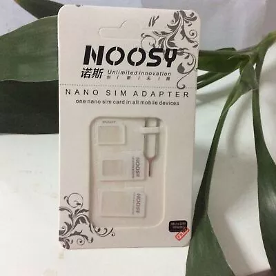 Noosy Nano SIM Card To Micro Standard Card Adapter IPhone 7/6/5/4S/4 Cellphone • $4.99