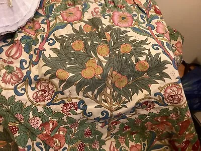 Vintage Liberty London Very Large Single Curtain / Fabric Melbury • £25