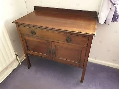 £20 • Buy Antique Edwardian Bedroom Dressing Table With Bevelled Mirror