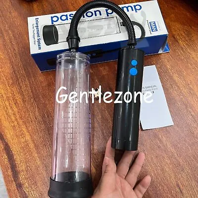 Rechargeable Vacuum Penis Pump Erection Power Up Enhance Extender Growth For Men • $36.89