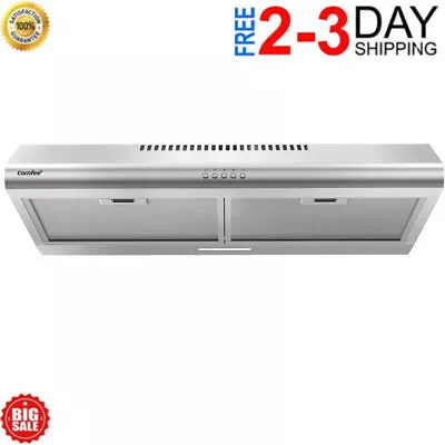 Kitchen Range Hood 30 Inch Under Cabinet Cook 3-Speed Vent Fan Ducted/Ductless • $104.49