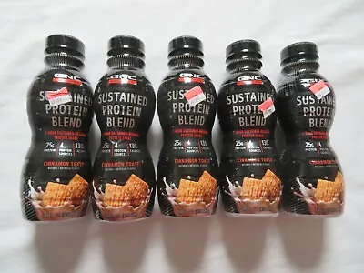 (5) GNC Amplified Sustained Protein Blend Cinnamon Toast Flavor 14 Oz Each ^2 • $19.95