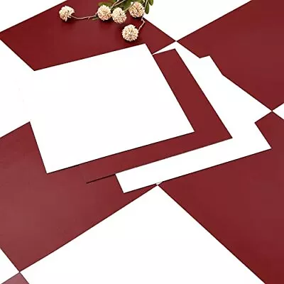 10 Pack 12x12 Inch Vinyl Flooring Peel And Stick Floor Tiles Red And White • $31.18