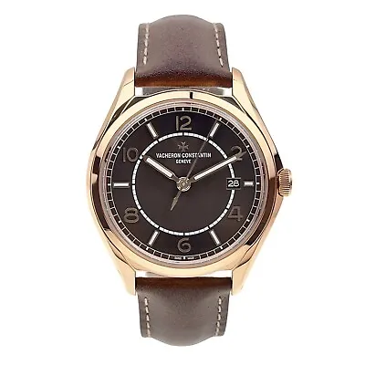 Vacheron Constantin Fiftysix 18k Rose Gold Brown 40mm Automatic Mens Watch 4600E • $19995