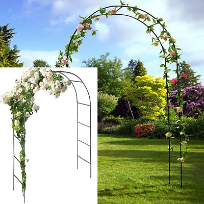 $26.91 • Buy Wedding Garden Arch Arbor Trellis Archway For Climbing Plants Rack Outdoor Lawn