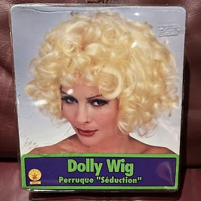 Marilyn Starlet Hooker Dolly Blow Up Doll ADULT CURLY BLONDE DOLLY WIG New • $12.99