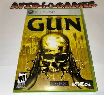 Gun (Microsoft Xbox 360 2005) Game Shooter ACTIVISION NTSC NEW SEALED  • $181.74