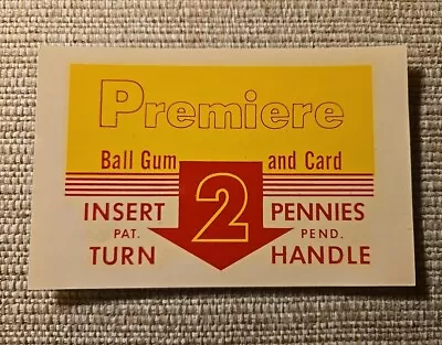 Original Oak Acorn Premiere 2 Cent Waterslide NOS Gumball Candy Penut Machine • $35