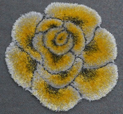 £14 • Buy Non Slip Living Room Rug Bedroom Carpet Mats New Modern Flower Shape Shaggy Rugs