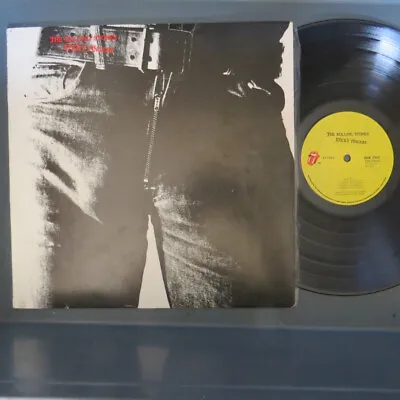The Rolling Stones-Sticky Fingers (Original Aussie Press)-VINYL LP-NM-USED-SH... • $80