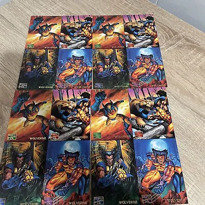 4 Marvel Masterpieces 1995 Edition Uncut Promo Sheets. Wolverine.  Fleer • $20