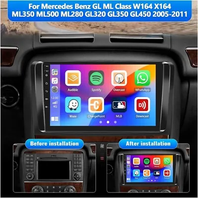 Carplay For Mercedes Benz ML350 ML5550 GL350 GL450 GL550 Radio Android GPS NAVI  • $151