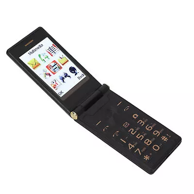 (Tarnish)Plum Flipper 4G LTE Unlocked Flip Phone - Large Screen Prominent SD0 • $62.38