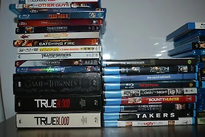 BLU RAY Lot 2 * Pick Your Movies * Marvel True Blood Game Of Thrones And More! • $4.99