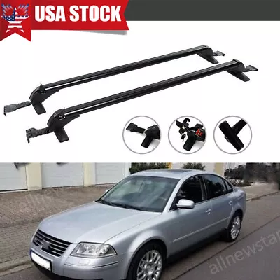 For VW Jetta Golf MK5 MK6 MK7 Car Top Roof Rack Cross Bars 43.3  Luggage Carrier • $82.95