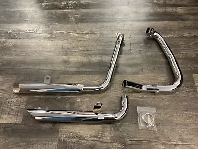 MAC Honda 1985 1986 VT1100 1100 Shadow Slashback Muffler Exhaust Pipes TT Chrome • $399.99