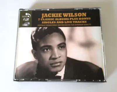 Jackie Wilson -   7 Classic Albums + Singles & Live Tracks   - 4 Cd Set • £7