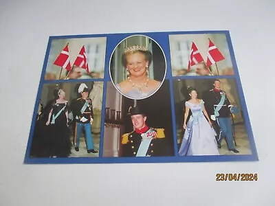 Modern Danish Royalty Postcard The Royal Family • £0.99