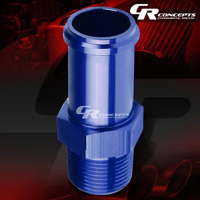 3/4  Npt Male Straight To 1  Hose Barb Nipple Blue Aluminum Anodize Fitting • $5.95