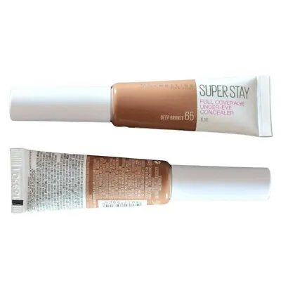 Maybelline Superstay Full Coverage Under-Eye Concealer 6ml | 65 Deep Bronze • £3.47