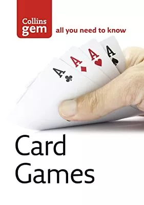 Card Games (Collins Gem) Paperback Book The Cheap Fast Free Post • £3.49