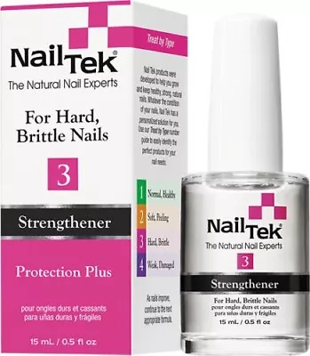Nail Tek Protection Plus 3 For Hard Brittle Nails - 55809 ~COMBINED SHIPPING~ • $3.59