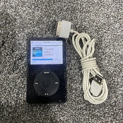 Apple IPod Video Black 30GB 5th Gen A1136 Tested & Working • $65