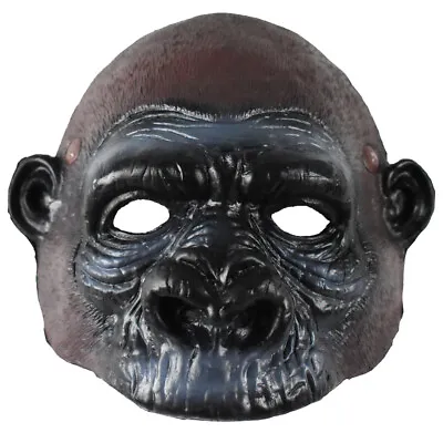 Adult Foam Full Face Gorilla Great Ape Monkey Bigfoot Costume Mask Accessory • $16.99