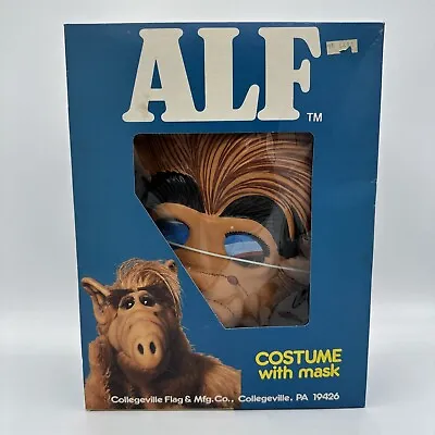 1987 ALF Halloween Costume In Box Never Used Collegeville  Year Of The Alf Ha! • $35.95