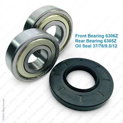 Drum Bearing Kit For LG Washing Machine 6306z 6305z 37/76/9.5/12 Oil Seal • £18.95