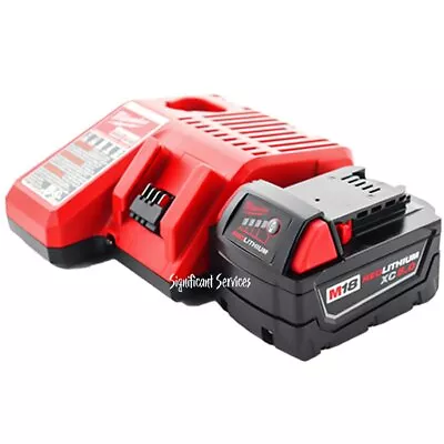 NEW Milwaukee 48-59-1850 M18 48-11-1850 XC 5.0 Battery Charger Starter Kit • $91.83