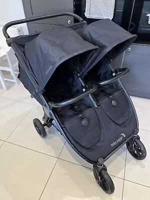 Baby Jogger City Mini GT2 Double Opulent Black All Terrain Pushchair • £300