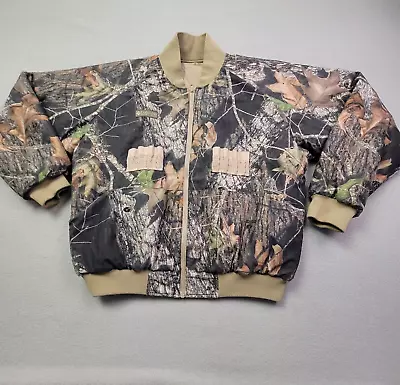 Columbia Hunting Jacket Mens Large Interchange Mossy Oak Break Up Camouflage • $49.99