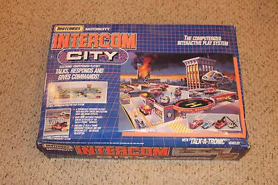 Matchbox Motorcity Intercom City Playset Computerized Comes With 3 Vehicles • $149.99