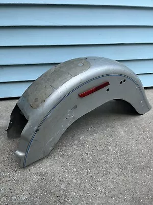 Vintage CHOPPER Motorcycle FENDER HARLEY For Parts Bobber Custom Silver • $36