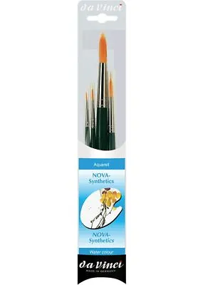 Da Vinci Watercolor Series 4219 Nova Paint Brush Set Synthetic Multiple Sizes • $26.38