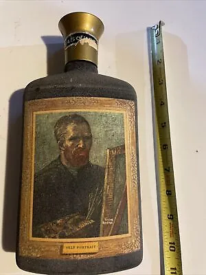 Vintage Jim Beam 1968 Vincent Van Gogh Self Portrait Whiskey Decanter Bottle • $14.99