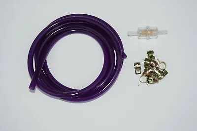 Purple Fuel Gas Line & Fuel Filter 49cc-80cc 2 Stroke Engine Motorized Bicycle  • $6.99