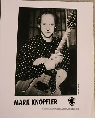 Mark Knopfler WB Dire Straits Record Publicity Music Photo 8x10 Original Vintage • $18