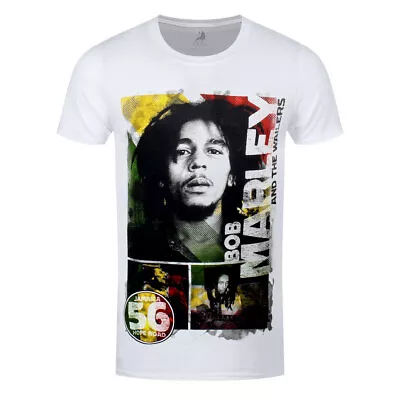 Bob Marley T-Shirt 56 Hope Road Rasta Reggae Jamaica Official New White • £14.95