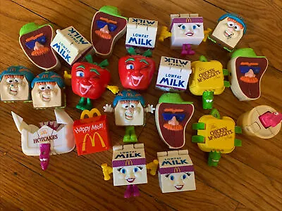 21 Vintage McDonalds Changeables 1980s 1990s Food Transformers Happy Meal Toy • $75