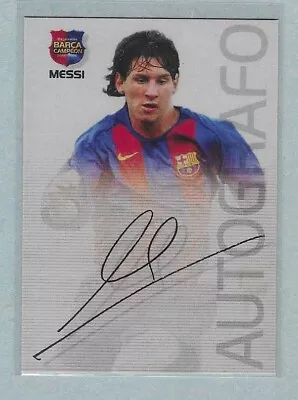 2004-05 Panini Italy Lionel Messi FC Barcelona Campion Catalan #89 RC R/P READ • $0.99