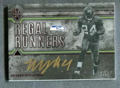 2017 Majestic Regal Runners Autographs Red #22 Marshawn Lynch 2/5 A36 377 • $649.68