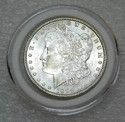 1896 O Morgan Silver Dollar AU/BU Frosty Original Coin In Airtight Cap #F830 • $279.99