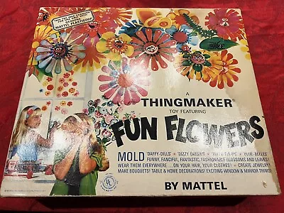 Vintage 1966 Mattel Thingmaker Fun Flowers   • $60